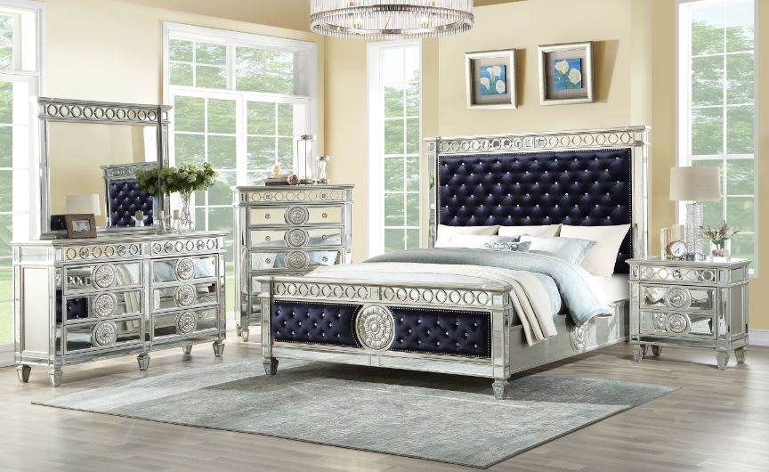 Varian - Glam - Bed Blue King