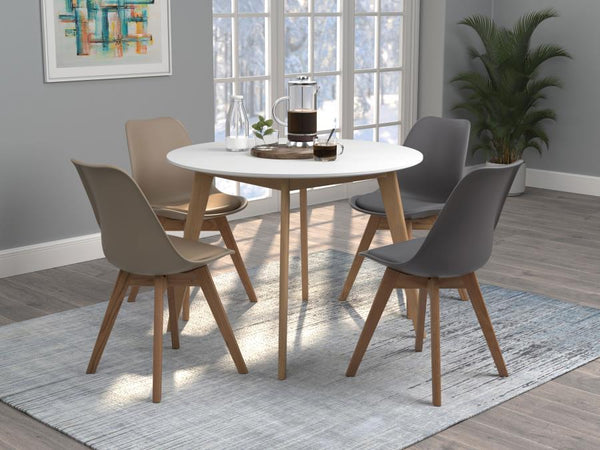 Breckenridge - Round Dining Table - Matte White