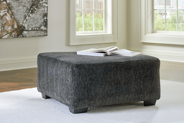 Biddeford - Shadow - Oversized Accent Ottoman