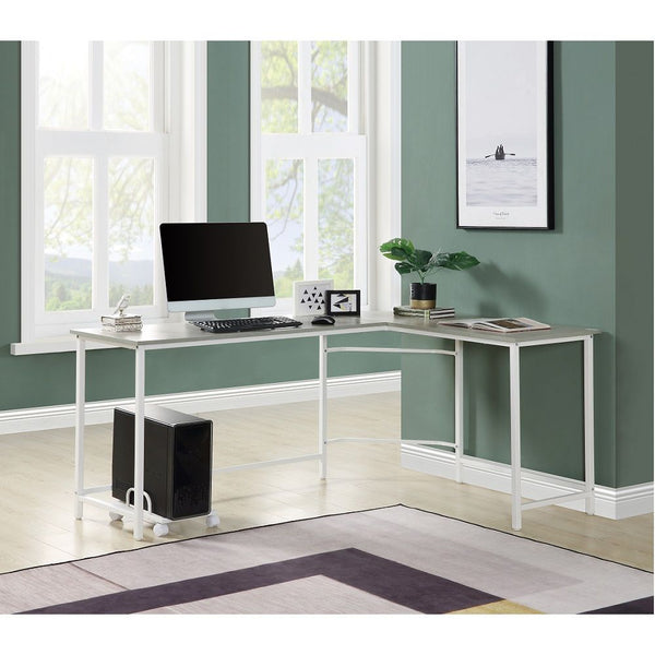 Bambina - Computer Desk - Gray & White