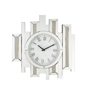 Ornat - 22" Wall Clock - Faux Square Diamonds