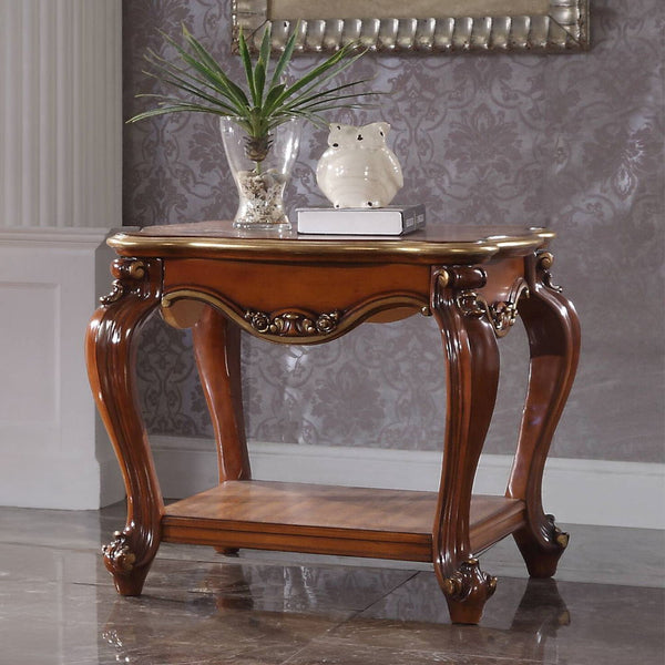 Picardy - End Table Dark Brown