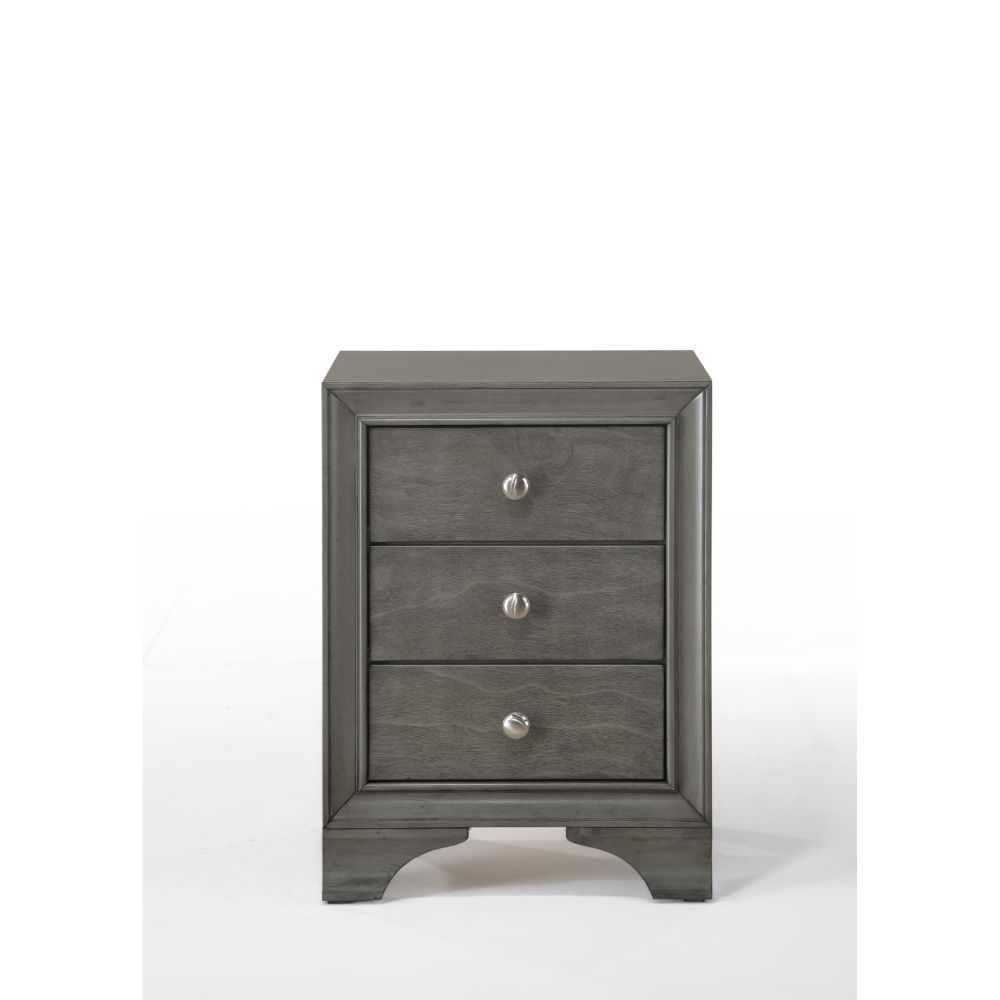 Blaise - Accent Table Gray Oak