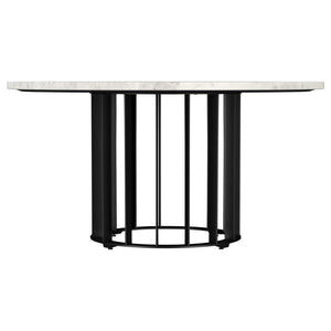 Haven - Round Genuine White Marble Top Table