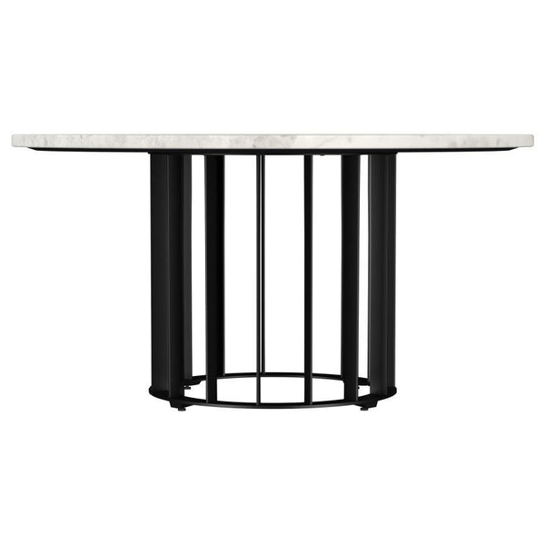 Haven - Round Genuine White Marble Top Table