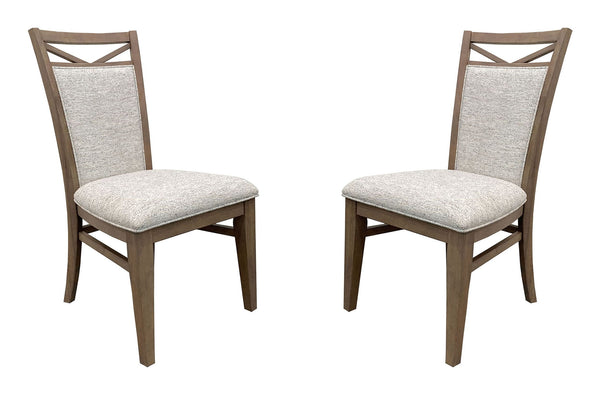 Americana Modern Dining - Upholstered Dining Chair (Set of 2) - Cotton White