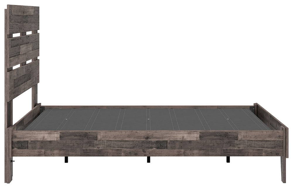 Neilsville - Panel Bed Dark Gray