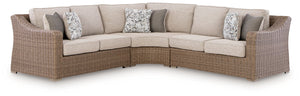 Laguna Heights - Outdoor Sectional Beige 3 Pc. Sectional