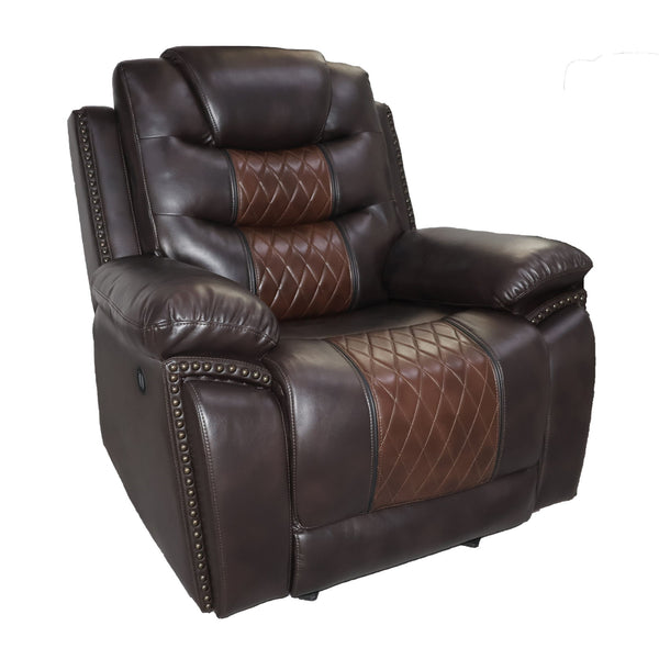 Nikko - Glider Recliner Dark Brown Power Reclining