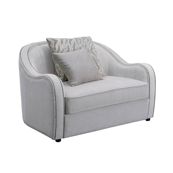 Mahler - Chair With 2 Pillows - Beige Linen