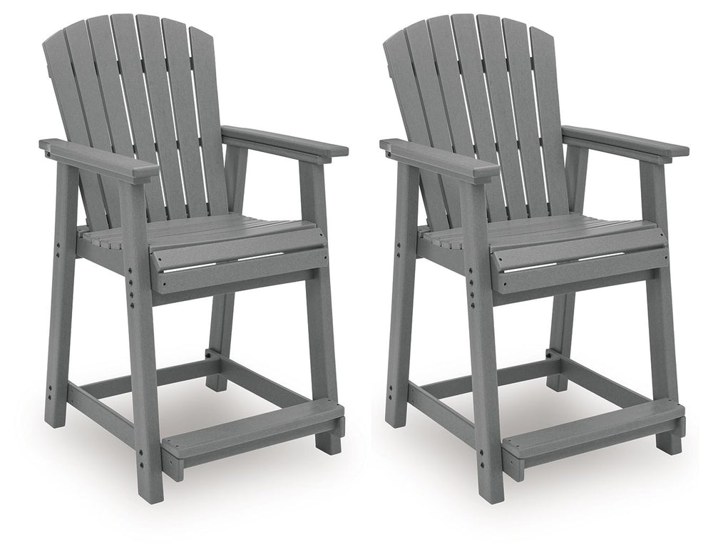 Sanctuary Beach - Barstool (Set of 2) - Dark Gray