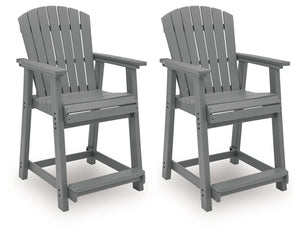 Sanctuary Beach - Barstool (Set of 2) - Dark Gray