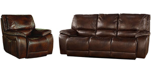 Vail - Power Reclining Sofa Set Dark Brown 2 Pc. Sofa, Recliner