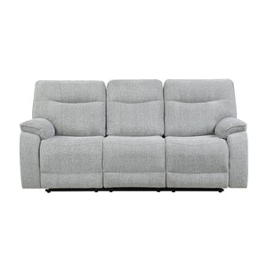 Chablis - Reclining Sofa - Mist Gray
