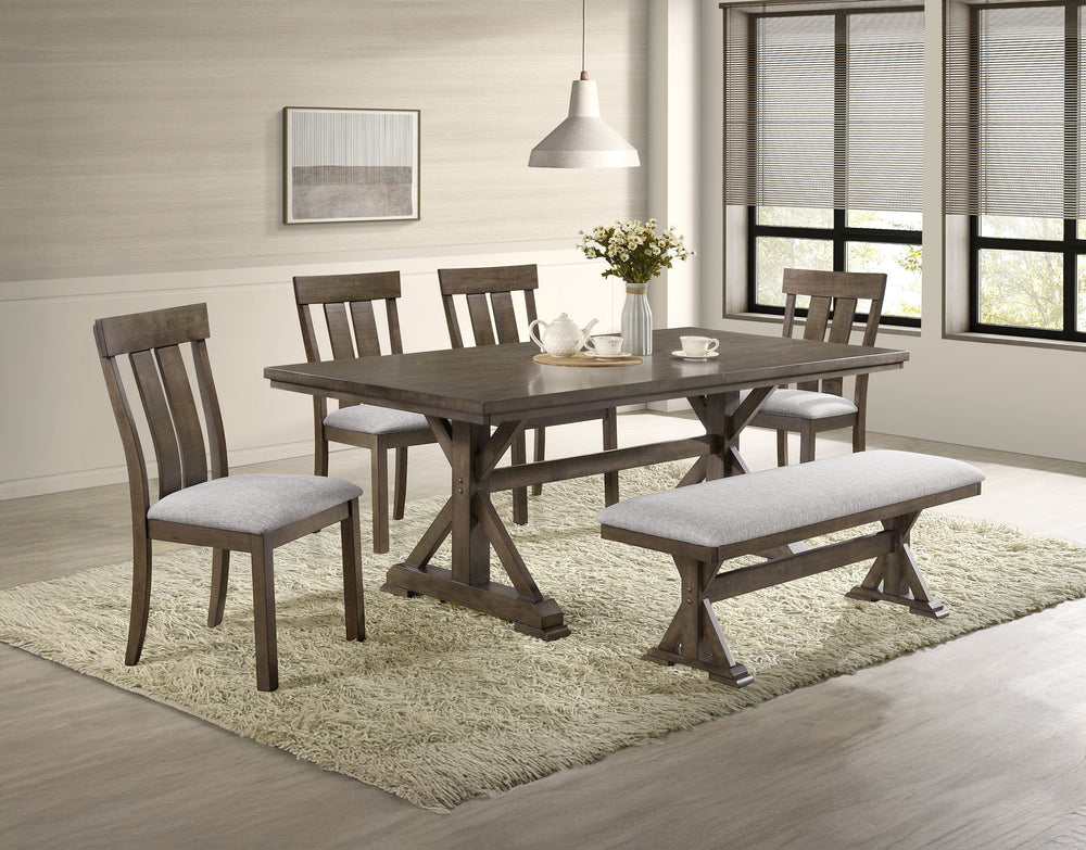 Lloyd - 6 Piece Dining Room Set - Brown