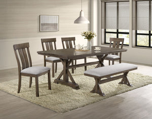 Lloyd - 6 Piece Dining Room Set - Brown