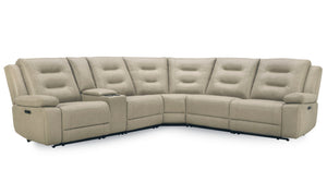 Caldwell - Modular Power Reclining Sectional Theo Fog 6 Pc. Sectional