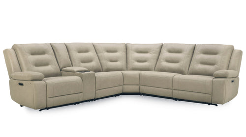 Caldwell - Modular Power Reclining Sectional Theo Fog 6 Pc. Sectional