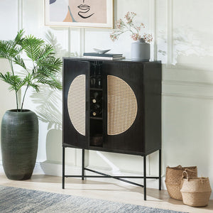Colson - Wine Cabinet - Black