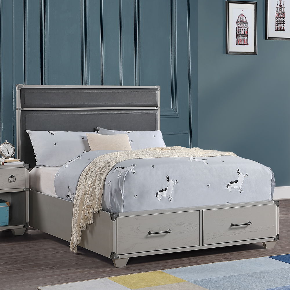 Orchest - Bed w/Storage Gray Twin