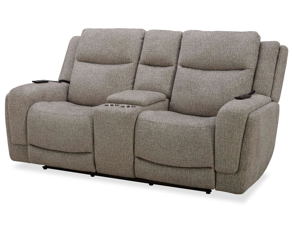 Penfield - Power Zero G Console Loveseat With Heat, Massage & Speaker P3 - Frappe