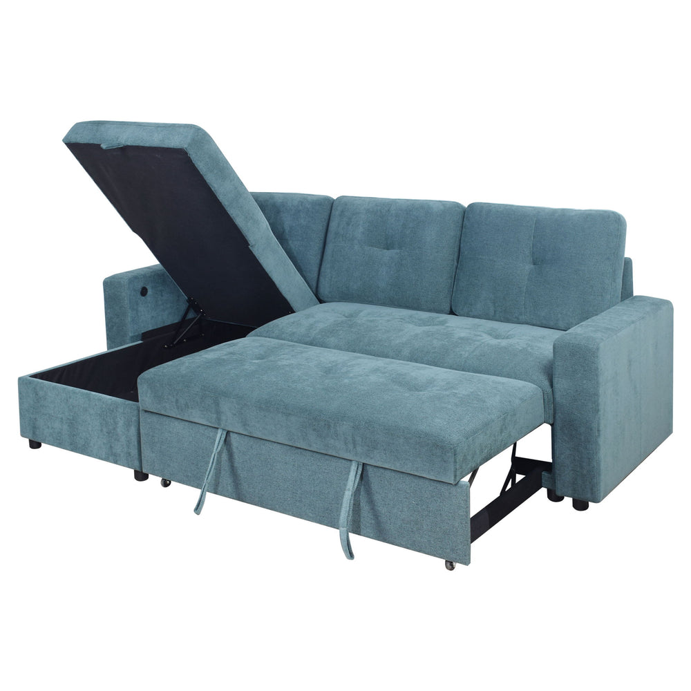 Greer - 2 Pieces LAF Sofa/Chaise - Green