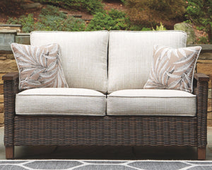 Paradise - Medium Brown - Loveseat w/Cushion