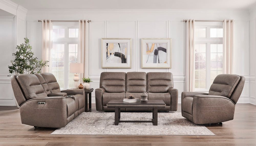 Lawson - Zero Gravity Power Recliner (Set of 2) - Sydney Brunette