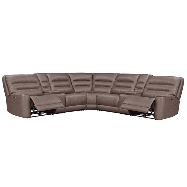 Lawson - Power Reclining Sectional With Adjustable Headrests