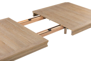 Breckenridge - Dining 78-96" Rectangular Table With 18" Leaf - Medium Brown