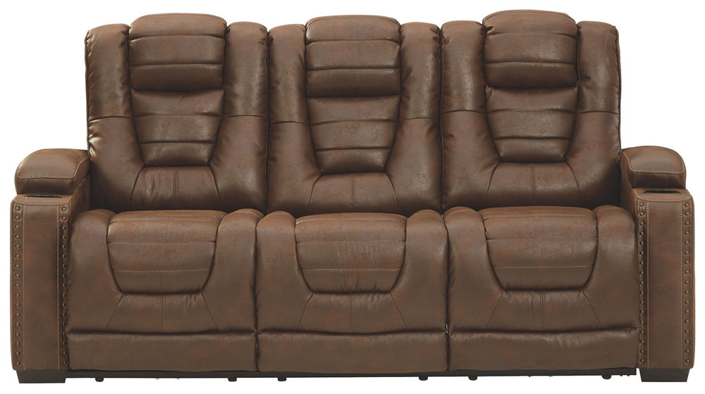 Owner's - Thyme - PWR REC Sofa with ADJ Headrest