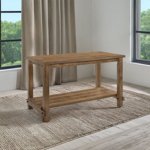 Martha II - Counter Height Table Weathered Oak