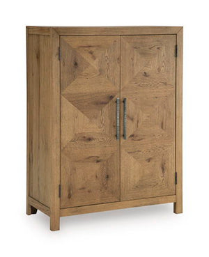 Clayburns - Bar Cabinet - Light Brown