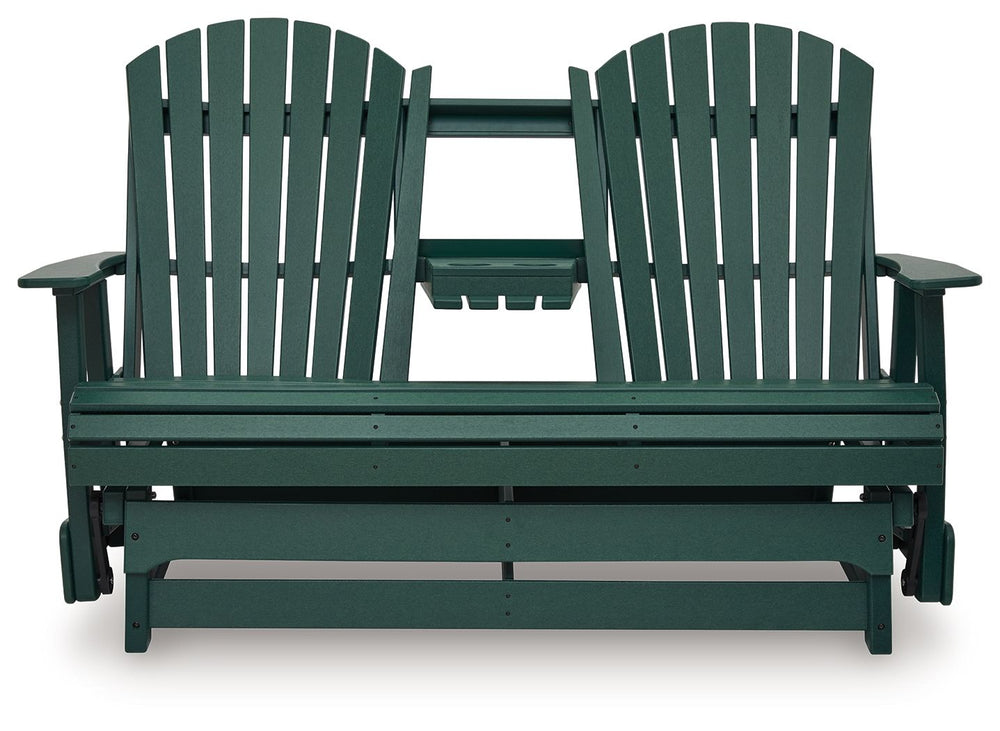 Shell Beach - Loveseat Glider - Green
