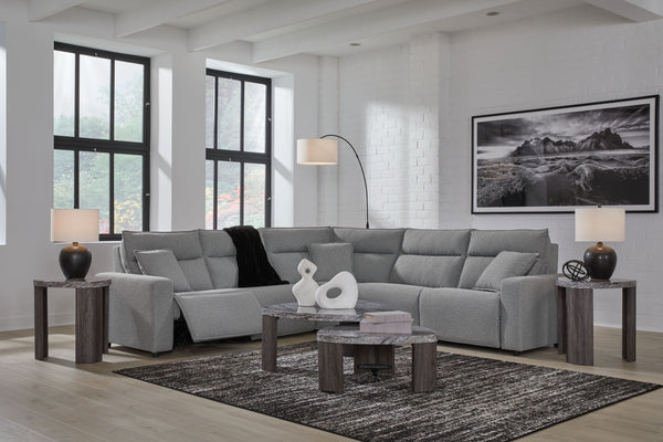 ModMax II - Salt And Pepper - Reclining Sectional
