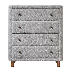 Cleo - Chest - Gray Boucle