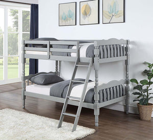 Homestead - Bunk Bed Gray Twin over Twin
