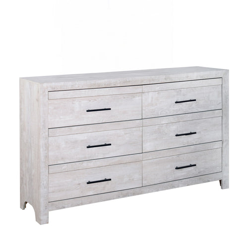 Biscayne - 6-Drawer Dresser Gray Dressers