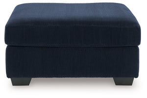 SimpleJoy - Oversized Accent Ottoman - Navy