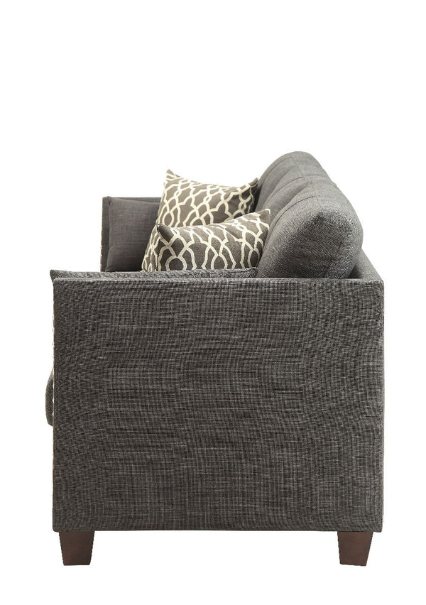 Laurissa - Sofa - Light Charcoal Linen