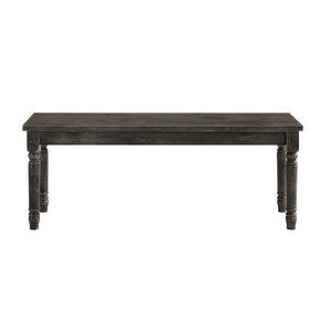 Claudia II - Bench - Weathered Gray