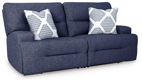 Acklen Place - Reclining Sectional Blue 2 Pc. Power Reclining Sectional