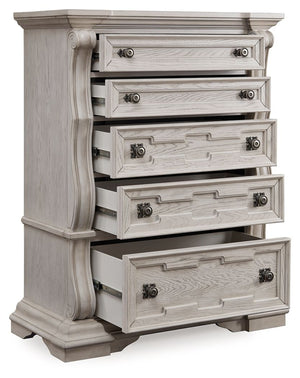 Bruchandi - Five Drawer Chest - Antique White