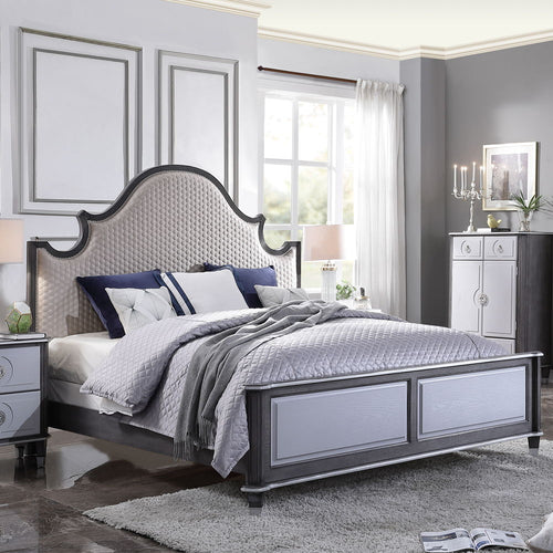House - Beatrice Bed Charcoal Queen