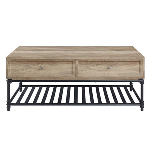 Brantley - Coffee Table - Oak & Sandy Black Finish