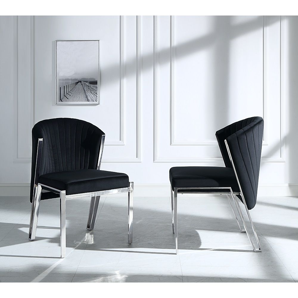 Fallon - Side Chair (Set of 2) Black