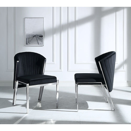 Fallon - Side Chair (Set of 2) Black