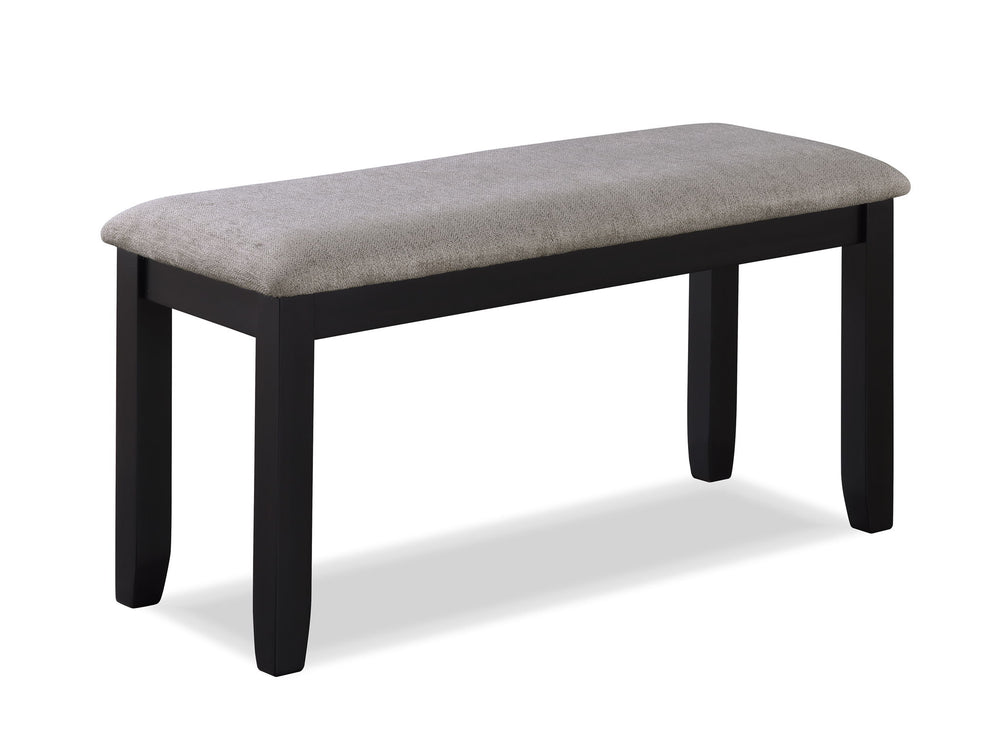 Paige - 6 Piece Dinette Set With Bench - Dark Brown