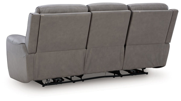 5Z-Comfort - Relaxation - Coin - Power Reclining Sofa with Adj Headrest