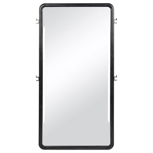 Leandro - 76" Full Length Floor Mirror - Burnished Black